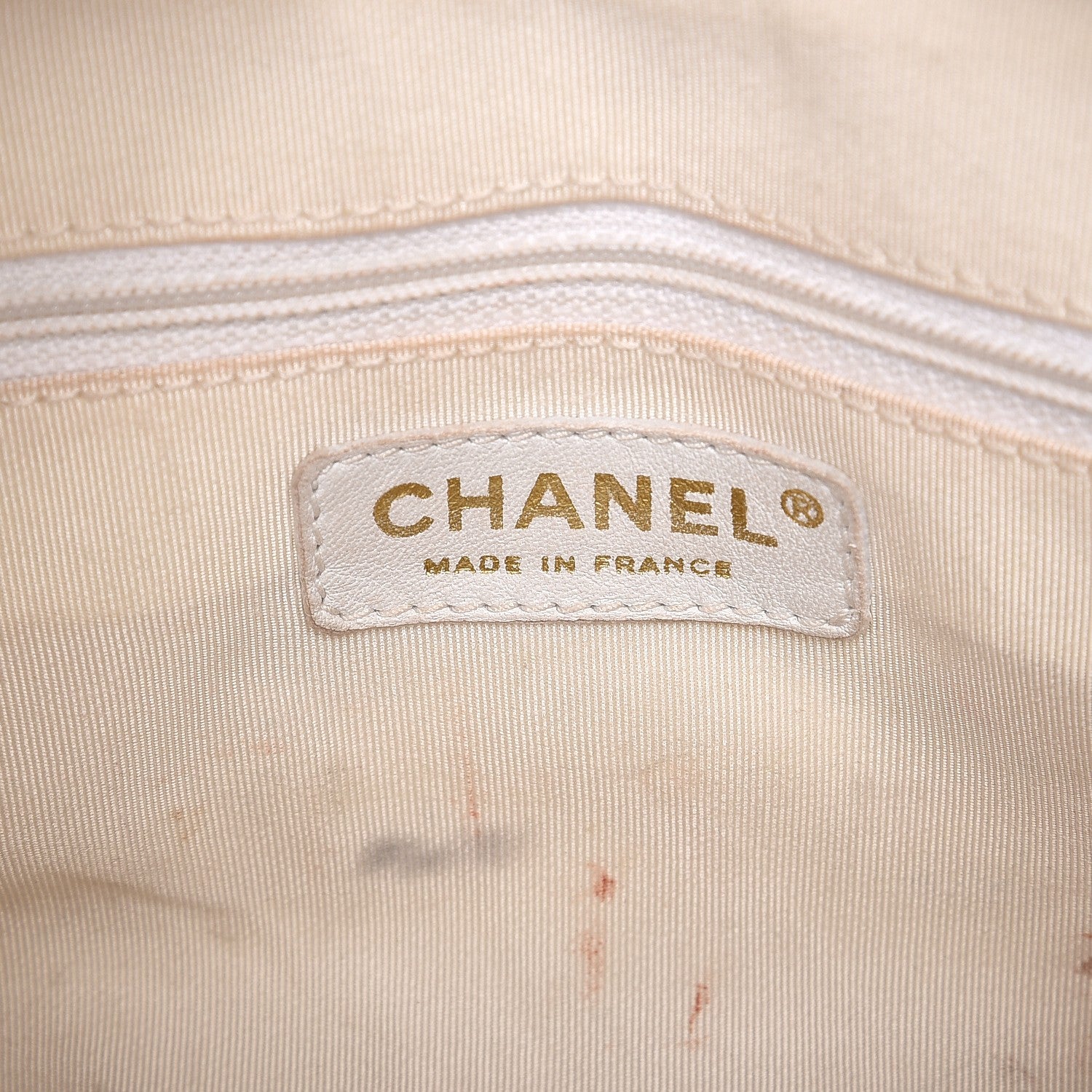 Chanel Caviar Quilted Hobo White 6 of 18