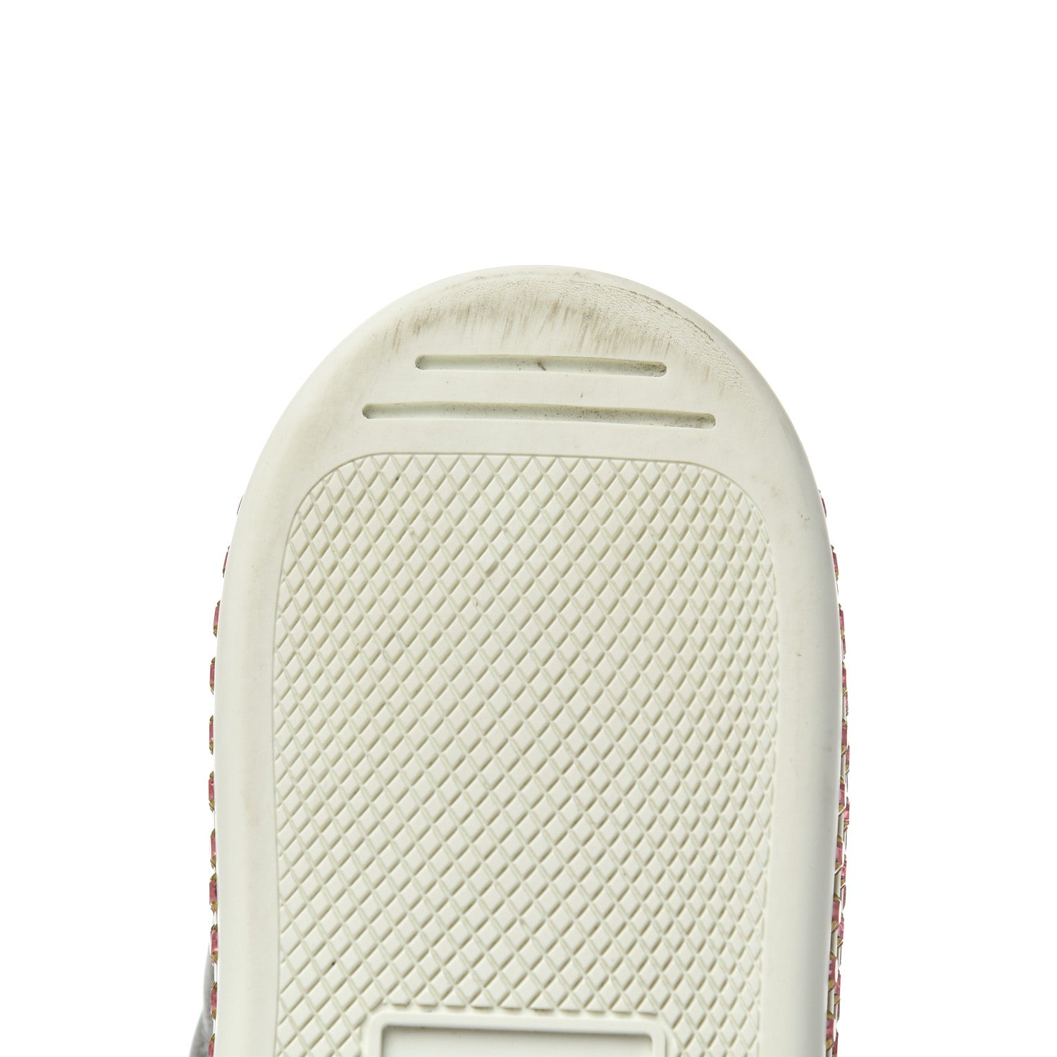 Gucci Laminated Nappa Crystal Web Bee Embroidered Trapuntata Womens Ace Platform Sneakers 36.5 Argento 11 of 21