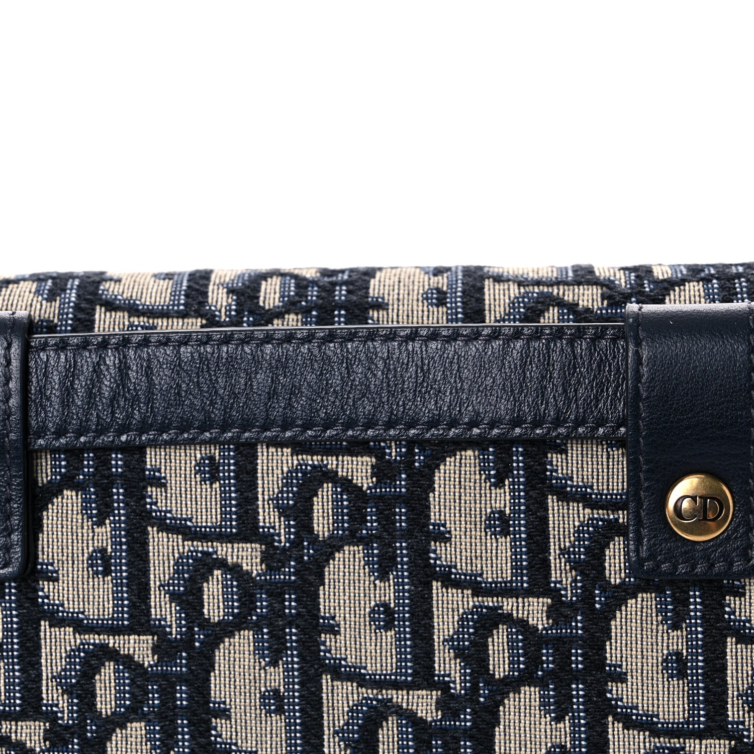 Christian Dior Oblique Saddle Belt Bag Blue 15 of 17