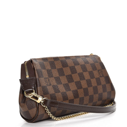 Louis Vuitton Damier Ebene Eva Clutch 3 of 7