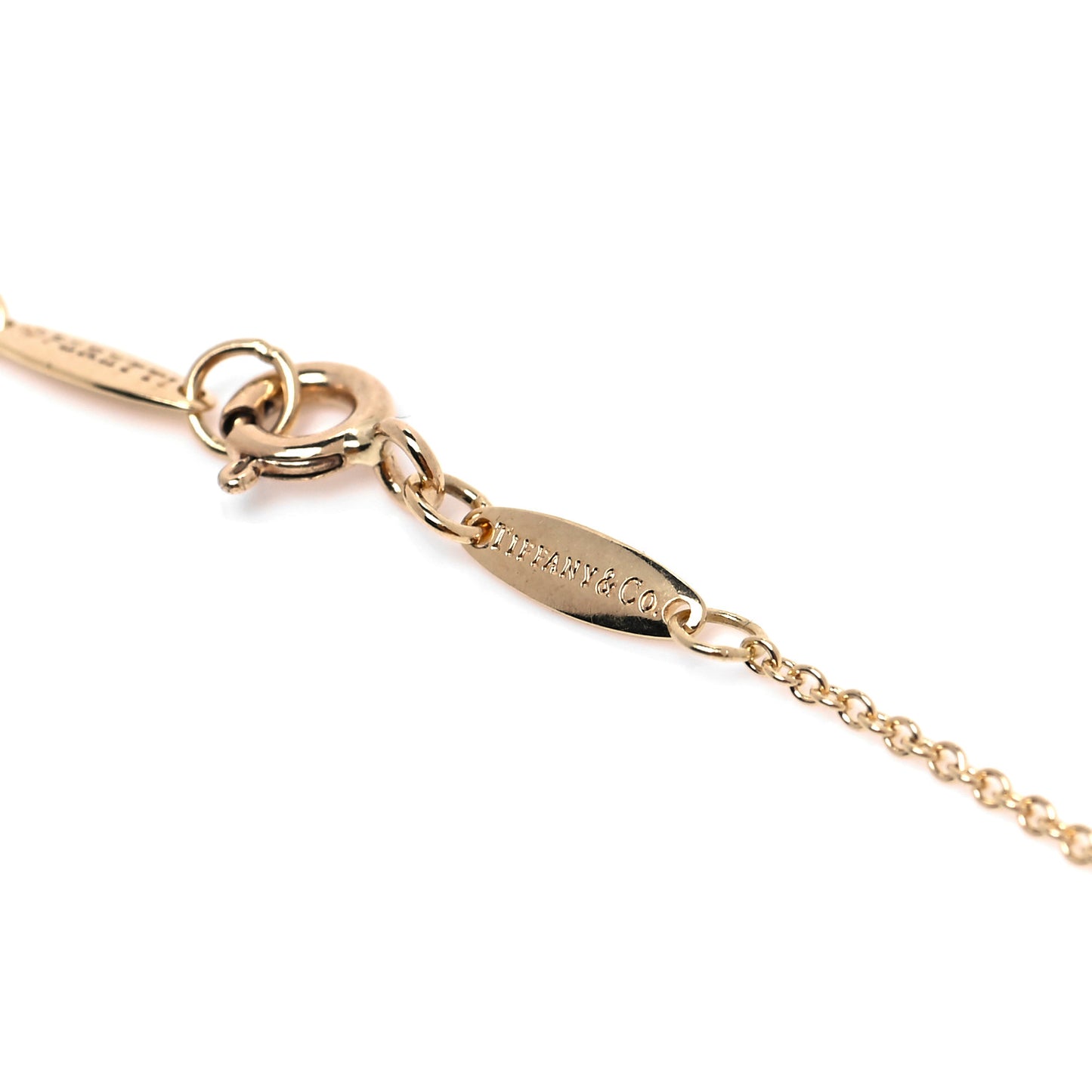 18K Yellow Gold Elsa Peretti Two Carat Faceted Pendant Necklace