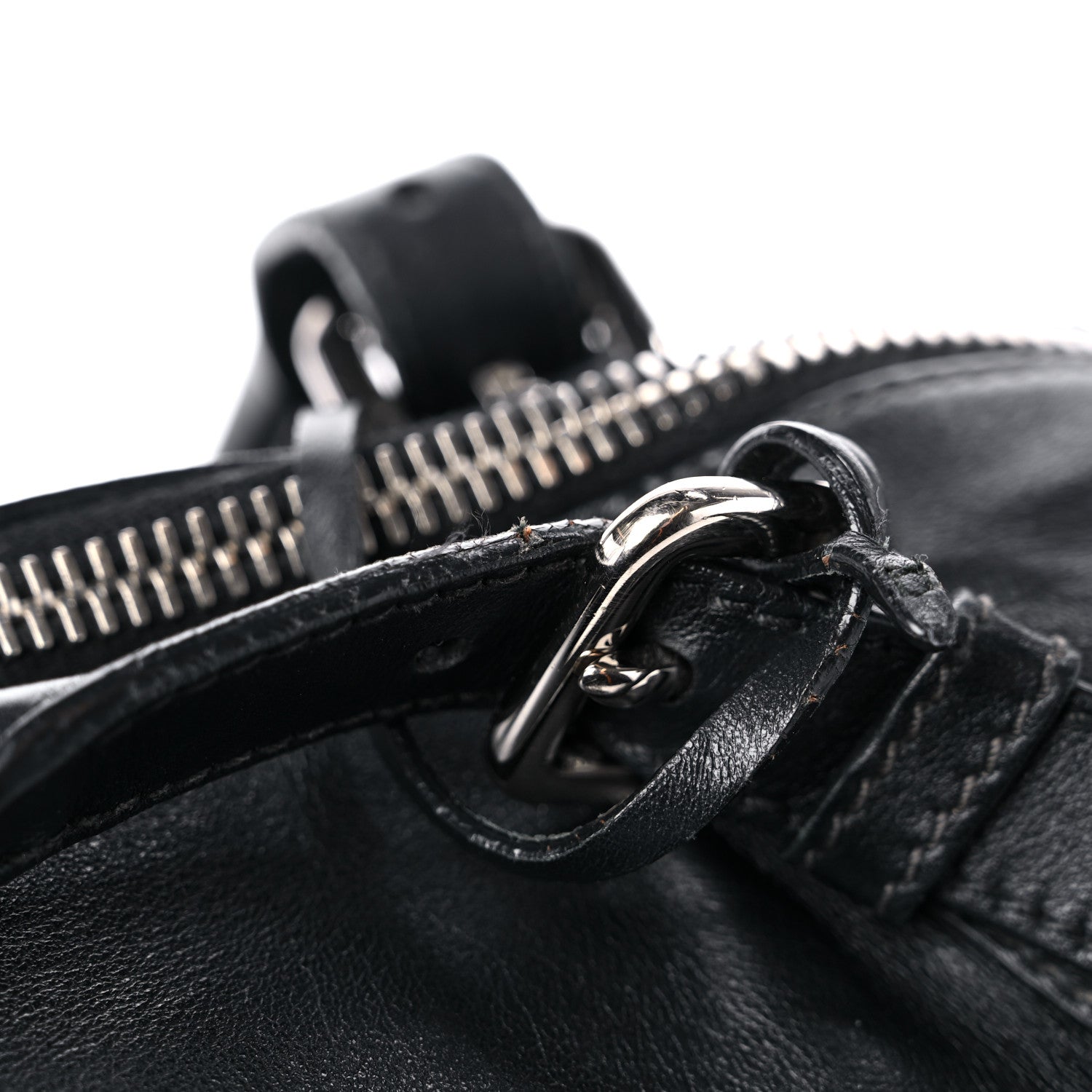 Prada Soft Calf Satchel Black 18 of 18