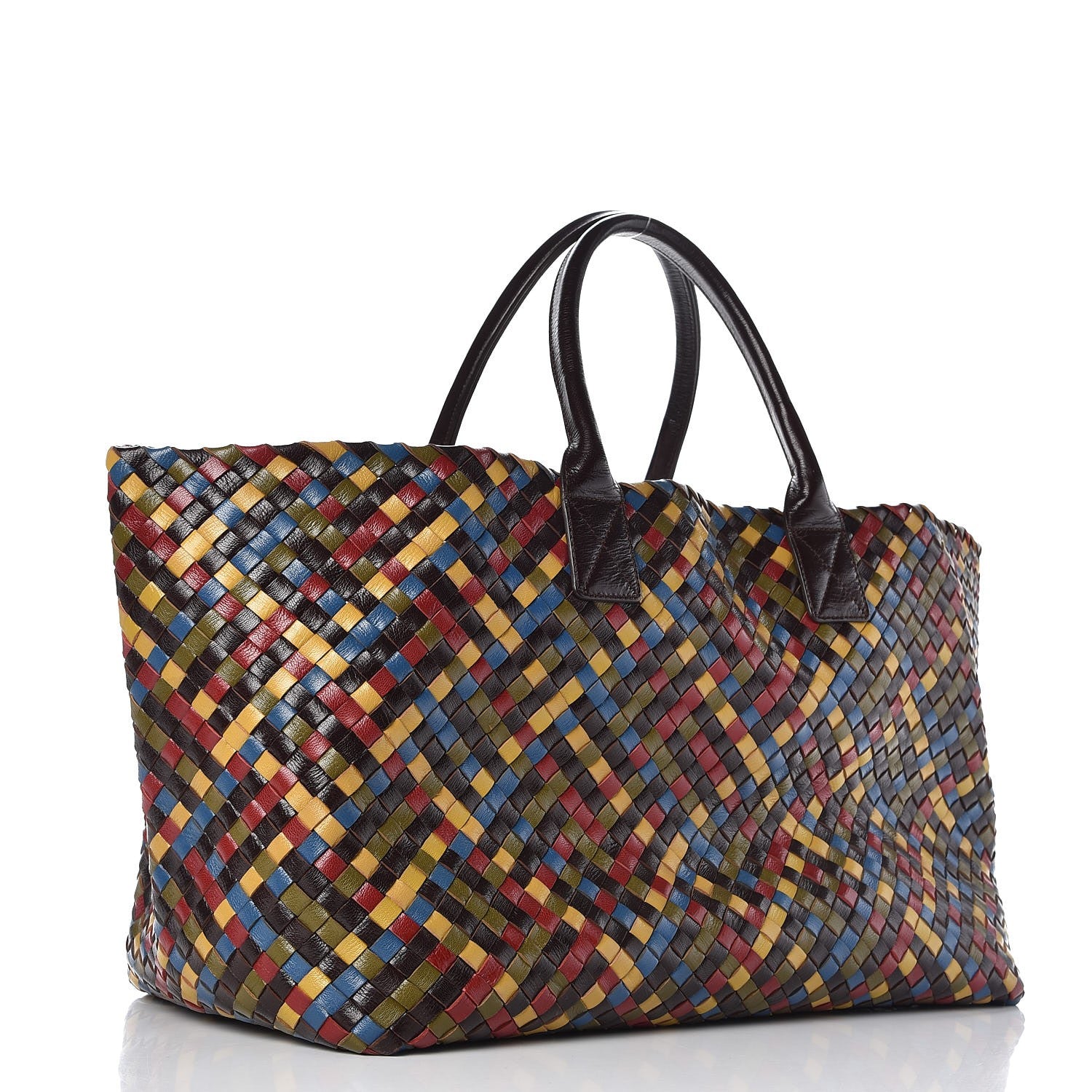 Bottega Veneta Nappa Intrecciato Large Cabat Multicolor 3 of 6