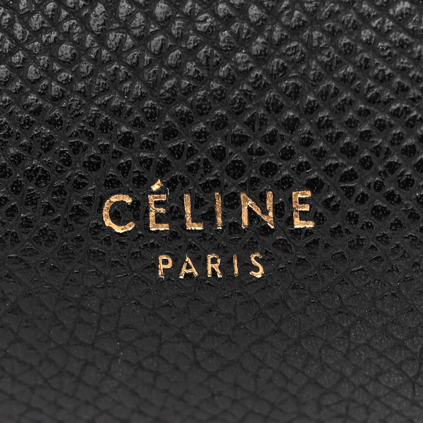 Grained Calfskin Mini Belt Bag Black