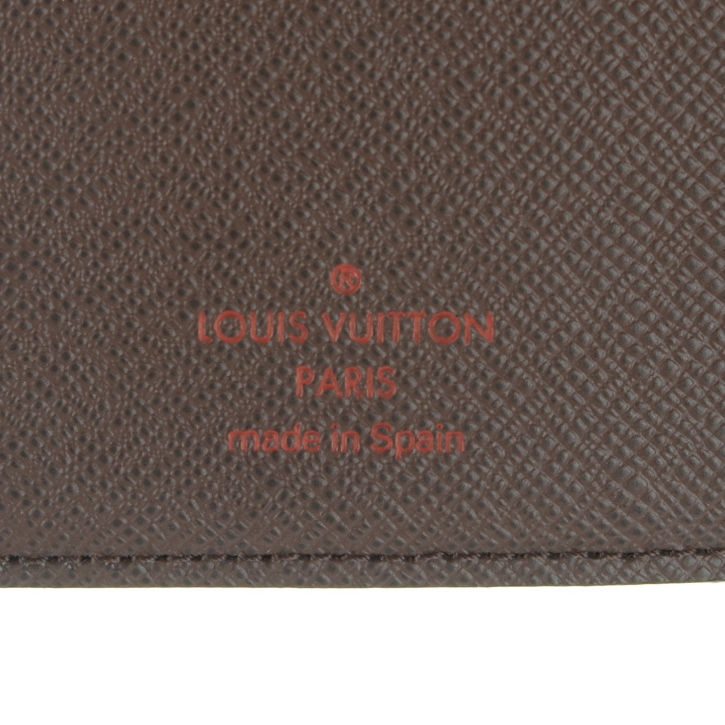 Damier Ebene Small Ring Agenda Cover