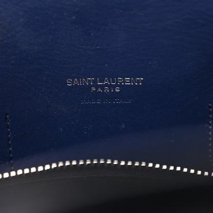 Saint Laurent Grained Calfskin Small Sac De Jour Navy 5 of 10