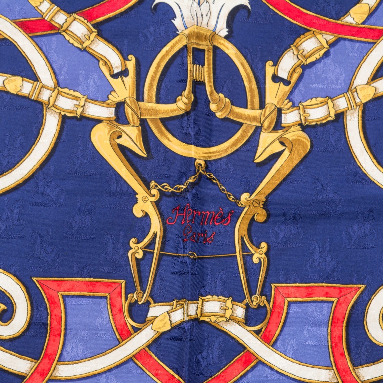 Hermes Jacquard Silk L'Instruction Du Roy Scarf 90 3 of 8