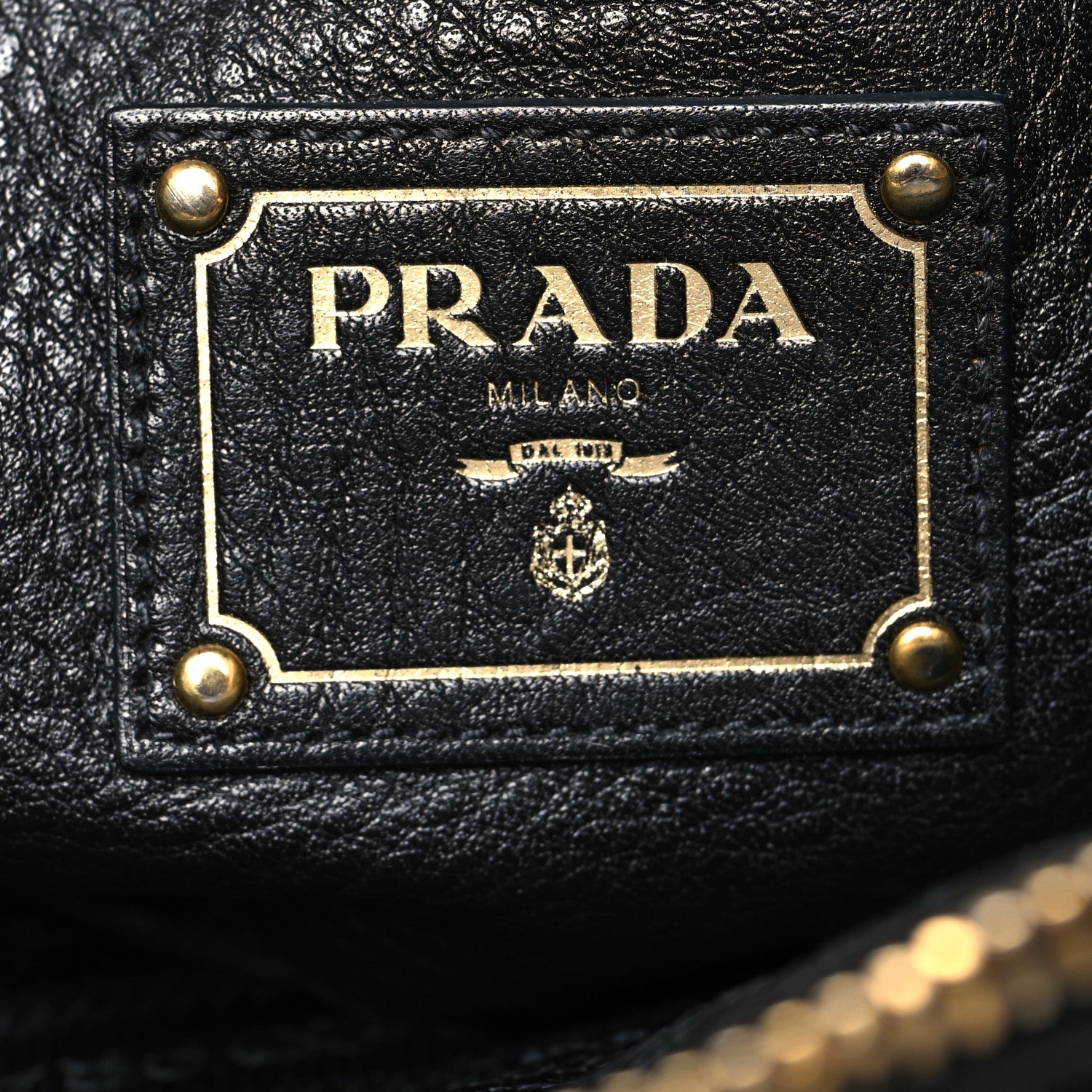 Prada Vitello Daino Shopping Satchel Black 6 of 14