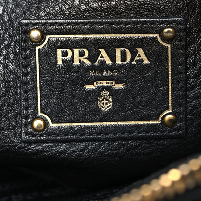 Prada Vitello Daino Shopping Satchel Black 6 of 14