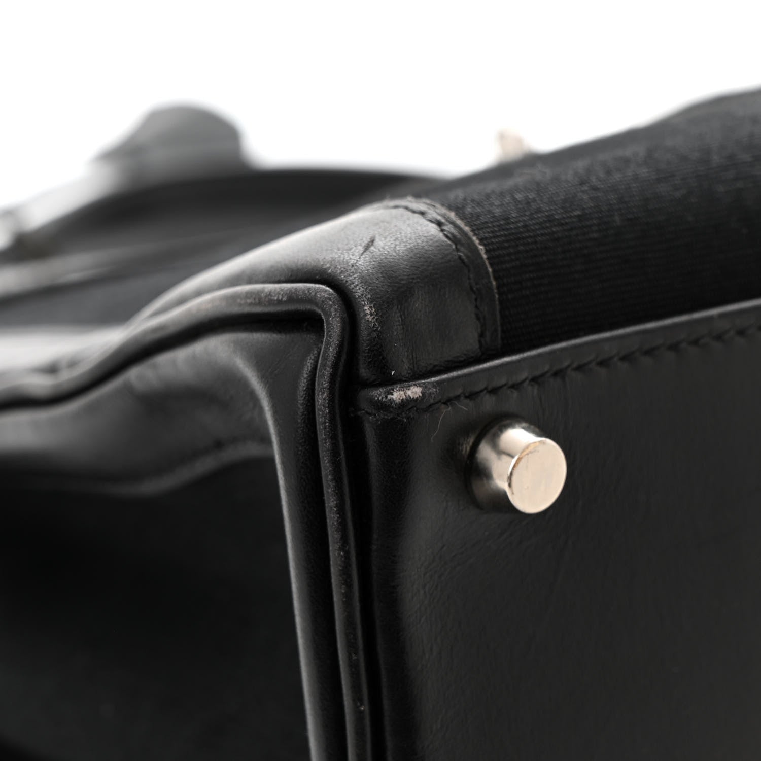 Hermes Box Toile Lakis Kelly 40 Black 11 of 11