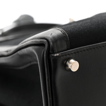 Hermes Box Toile Lakis Kelly 40 Black 11 of 11