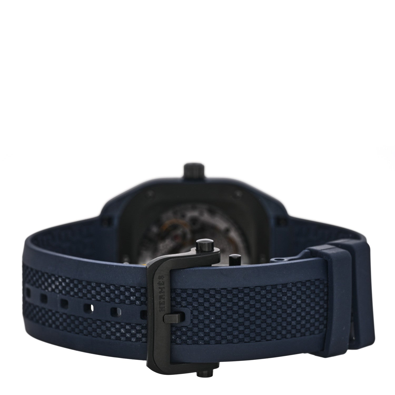 Hermes PVD Titanium Rubber 39mm H08 Automatic Watch Bleu Abysse 5 of 5