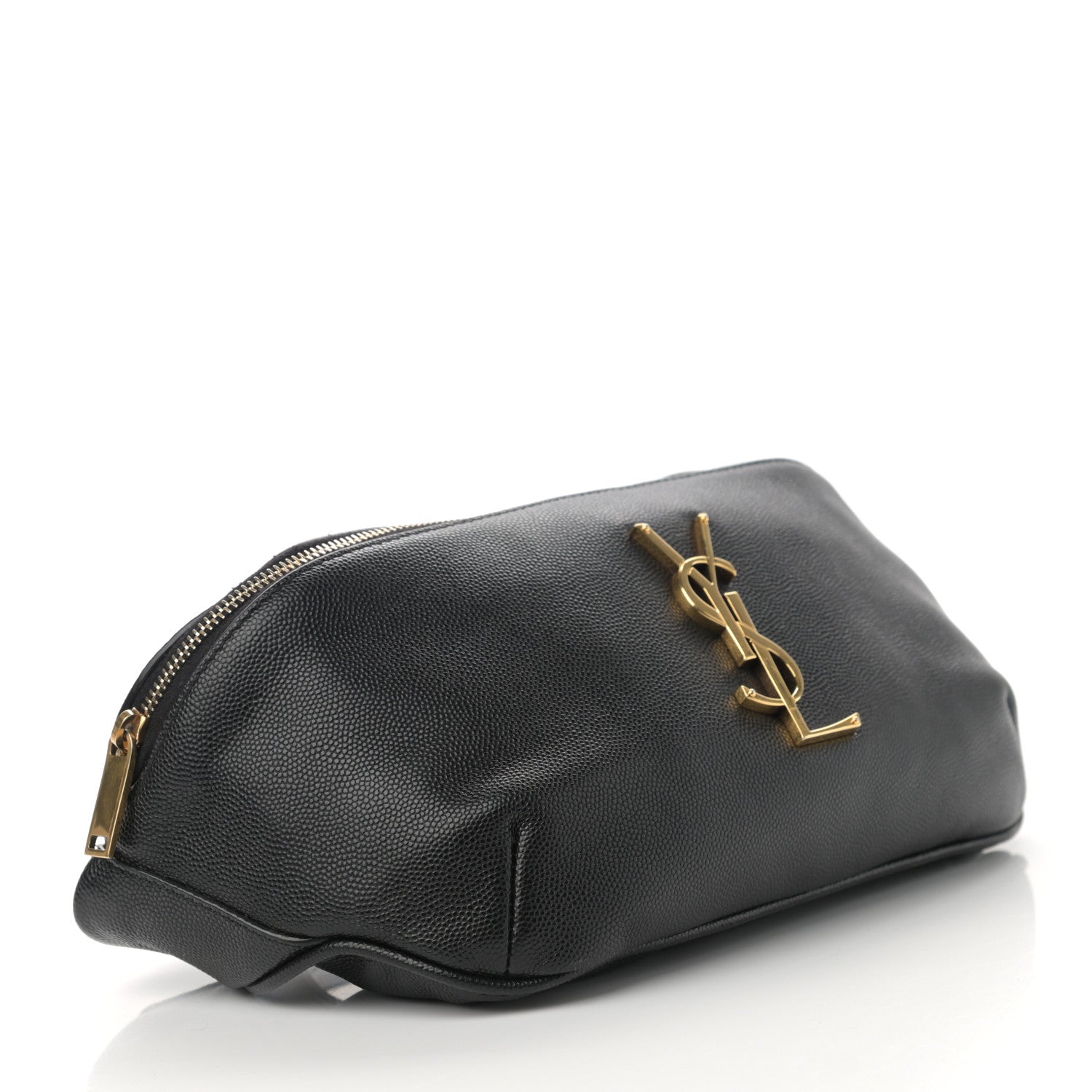 Saint Laurent Grain De Poudre Monogram Belt Bag Black 4 of 9