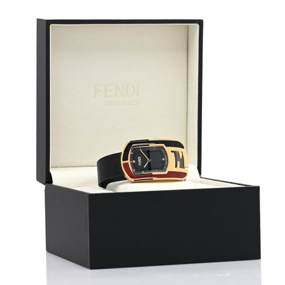 Fendi Stainless Steel Diamond 29mm Chameleon Quartz Watch Black 5 of 5