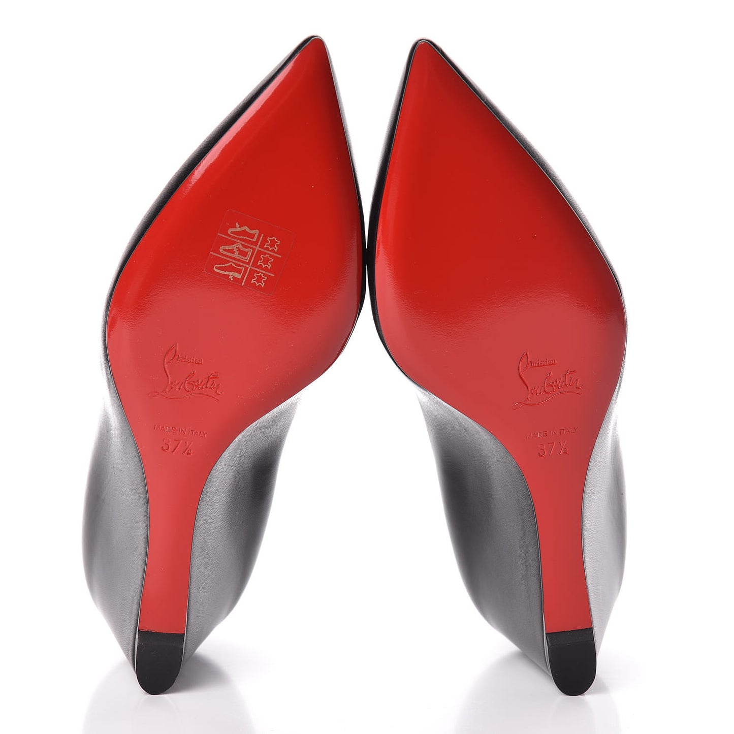 Shiny Nappa Pipina 55 Wedges 37.5 Black
