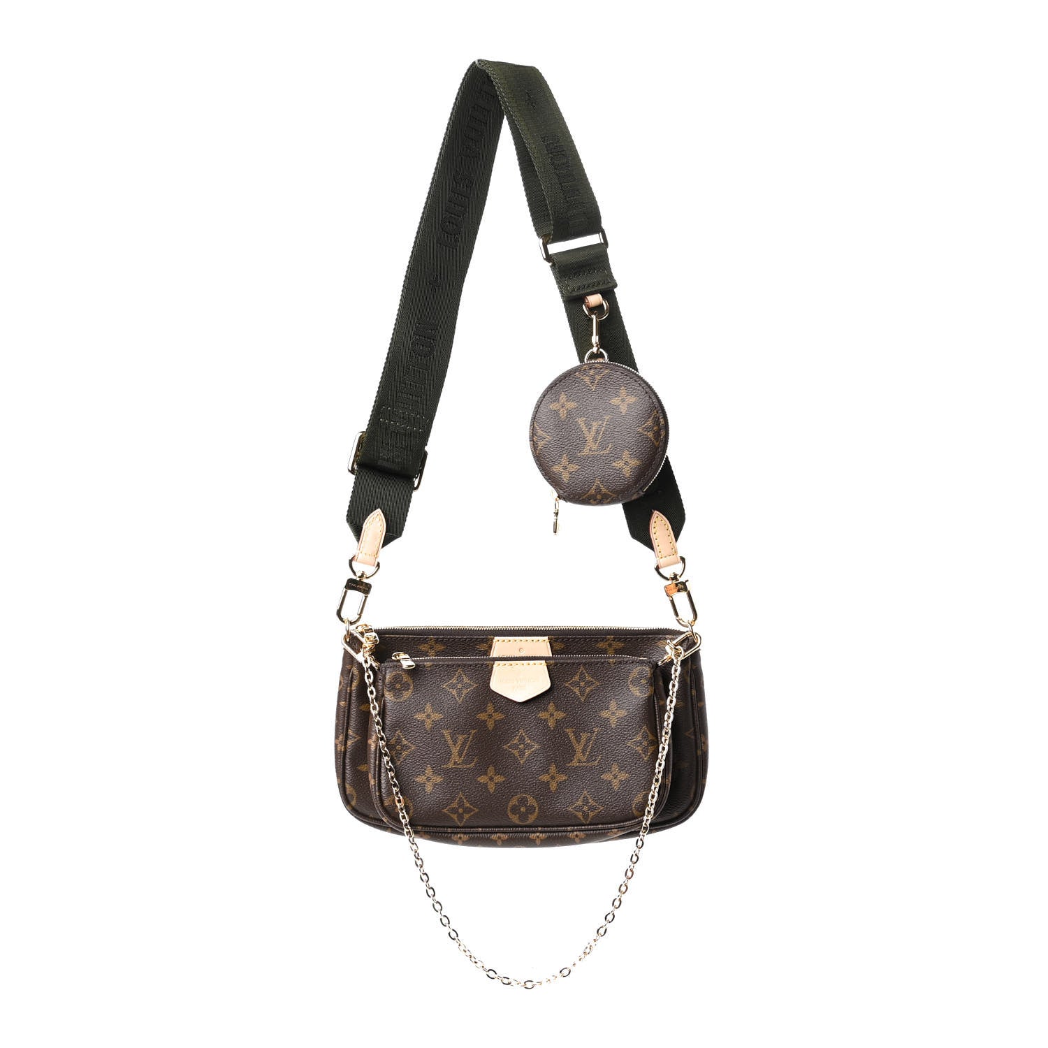 Louis Vuitton Monogram Multi Pochette Accessories Kaki 1 of 12