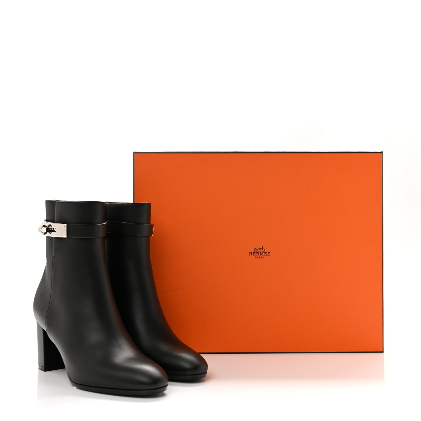 Calfskin Saint Germain Ankle Boots 36 Black