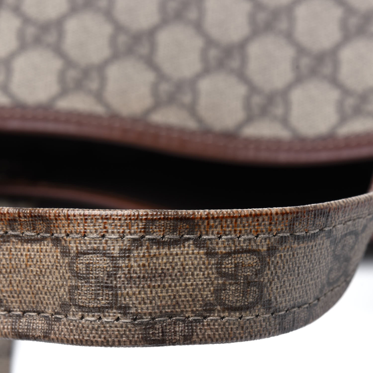 Gucci GG Plus Monogram Medium Signature Web Loop Tote Brown 13 of 15