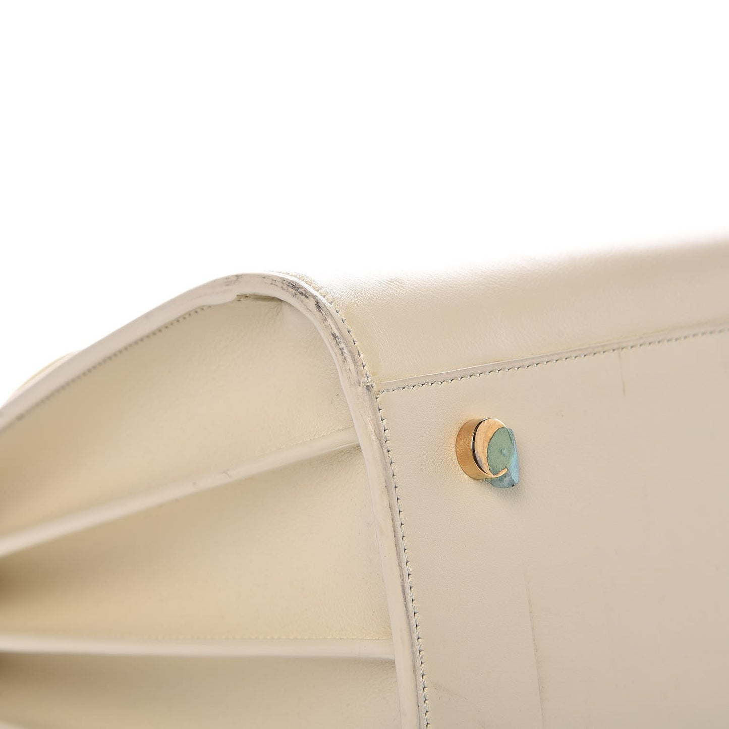 Grained Calfskin Small Sac De Jour Porcellana