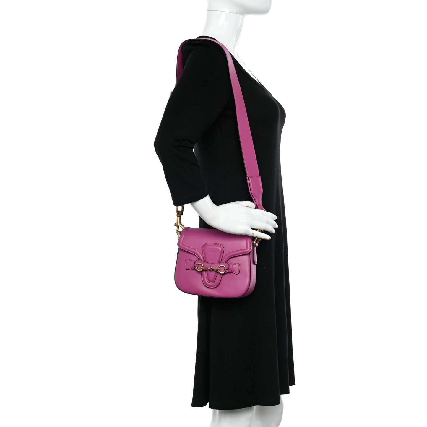 Ruinart Calfskin Small Lady Web Shoulder Bag New Rosette