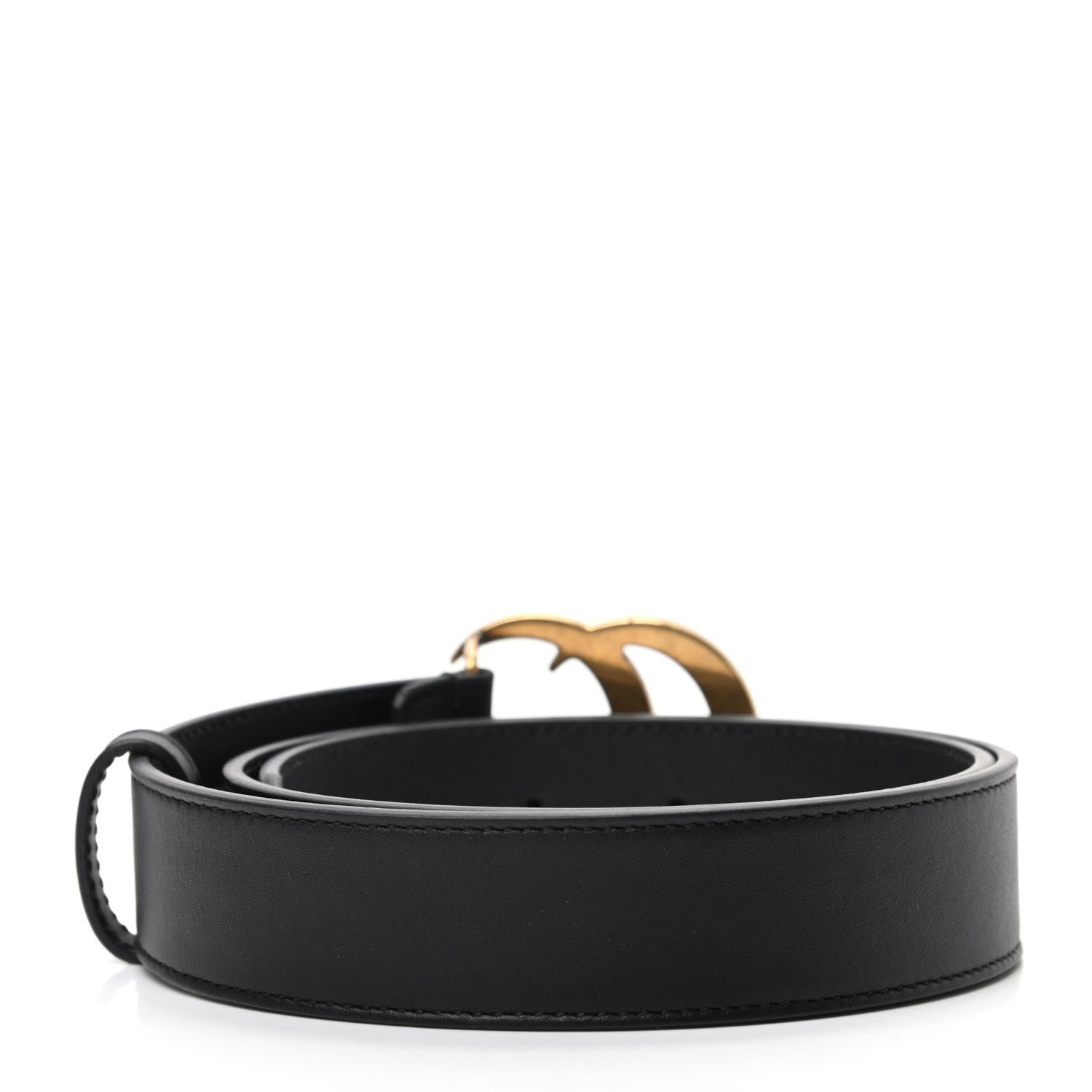 Gucci Calfskin Double G 30mm Belt 75 30 Black 2 of 6