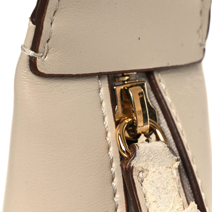 Stella McCartney Eco Alter Nappa Perforated Logo Small Hobo White 11 of 13