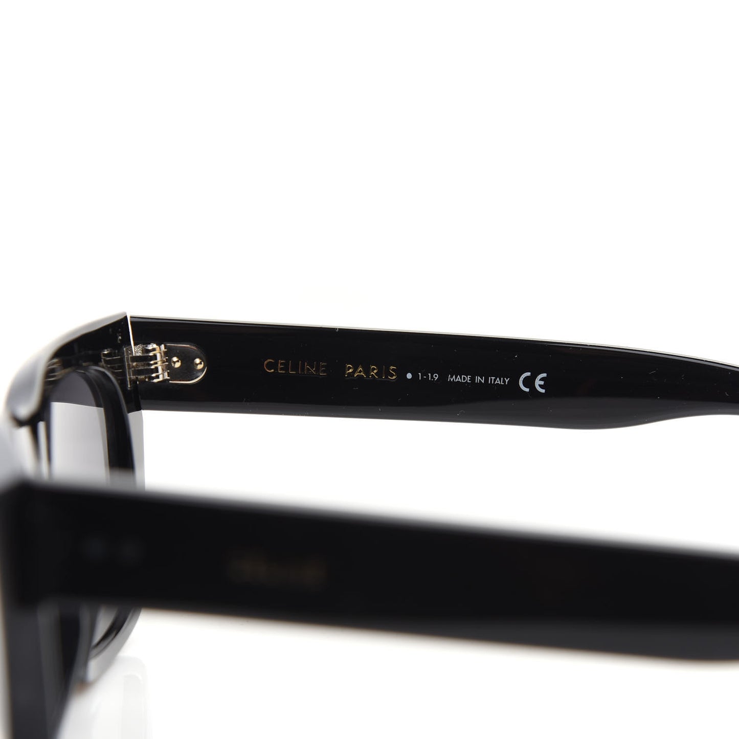 Acetate Polarized Rectangular Sunglasses CL40082I Black
