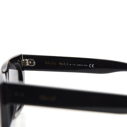 Celine Acetate Polarized Rectangular Sunglasses CL40082I Black 5 of 7