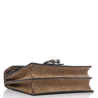 Gucci GG Supreme Monogram Medium Dionysus Shoulder Bag Taupe 5 of 8
