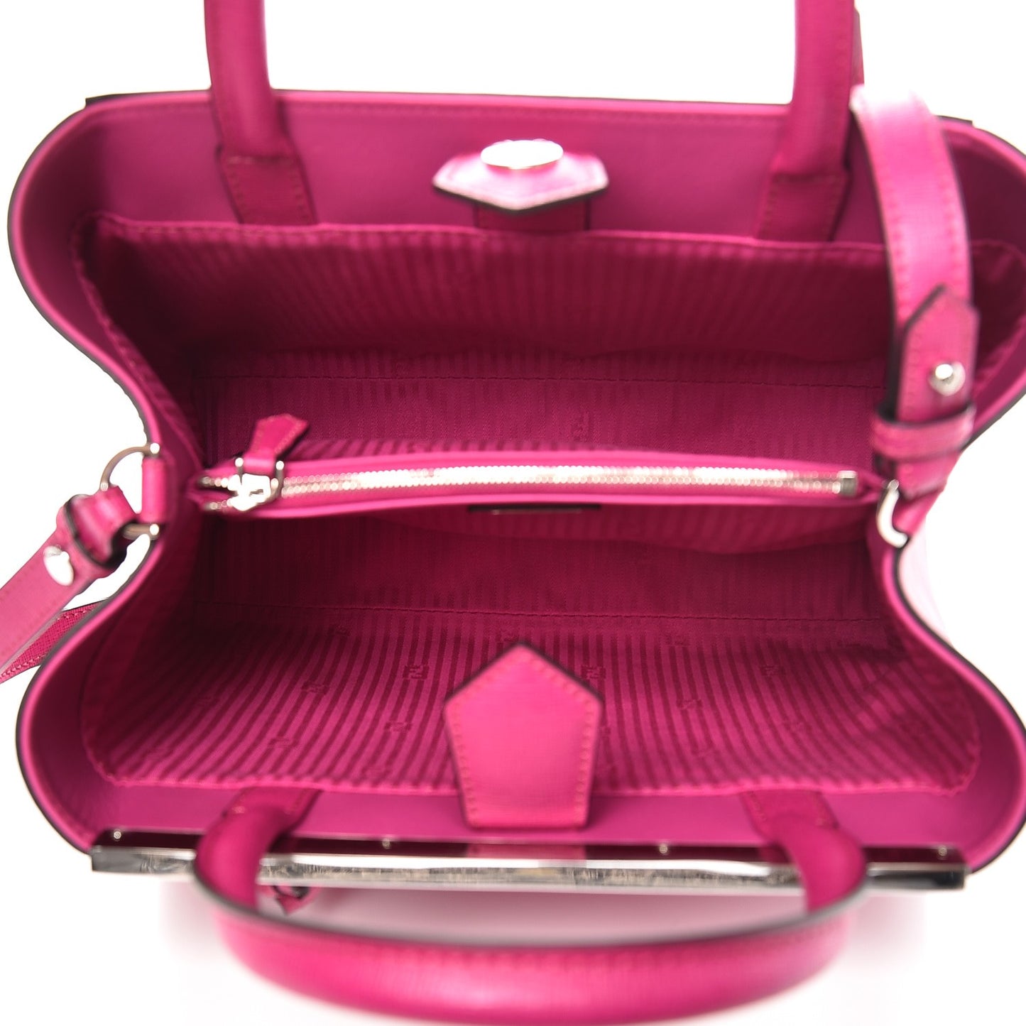 Vitello Elite Petite 2Jours Tote Magenta