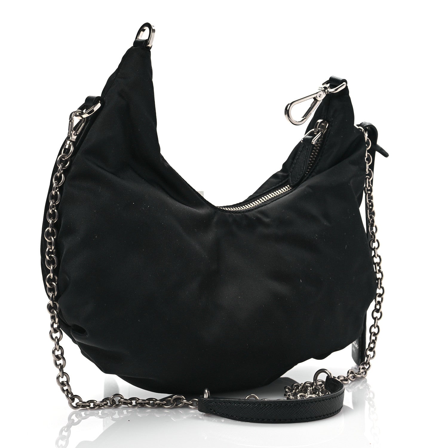 Prada Tessuto Nylon Saffiano Re-Edition 2006 Shoulder Bag Black 3 of 8