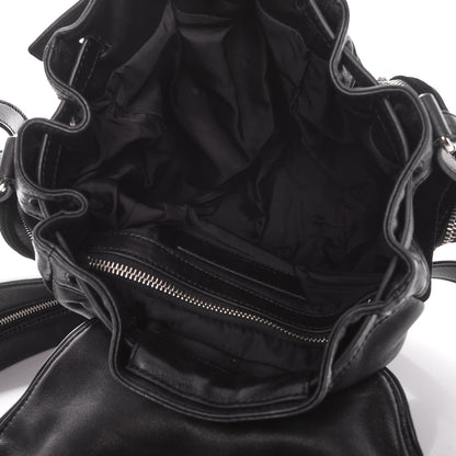 Alexander Wang Lambskin Velvet Mini Marti Backpack Black Nickel Hardware 7 of 10