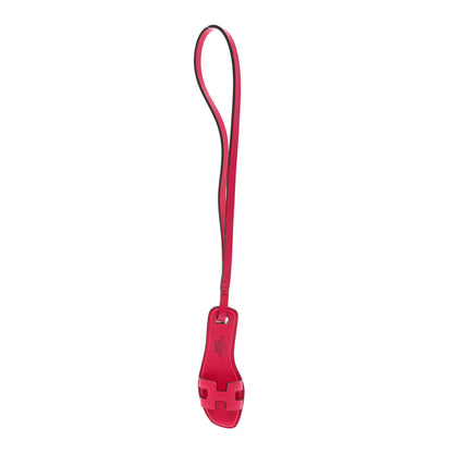 Hermes Epsom Butler Calfskin Hunter Oran Nano Bag Charm Rose Mexico 1 of 5