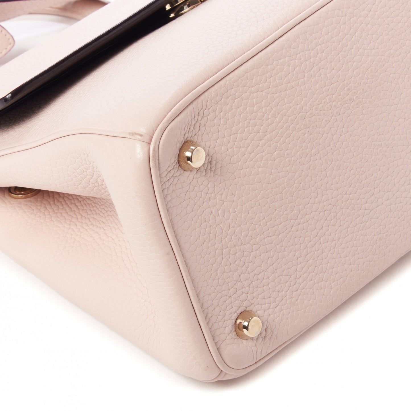 Bullcalf Mini Be Dior Flap Rose Poudre