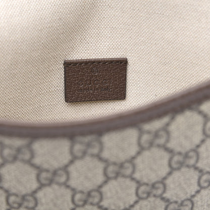 Gucci GG Supreme Monogram Web Medium Neo Vintage Flap Messenger Bag Beige New Acero 7 of 11