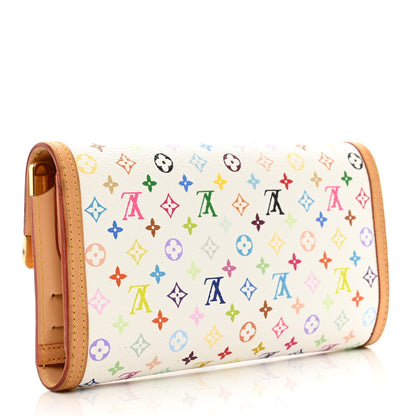 Louis Vuitton Monogram Multicolor Porte Tresor International Wallet White 3 of 9