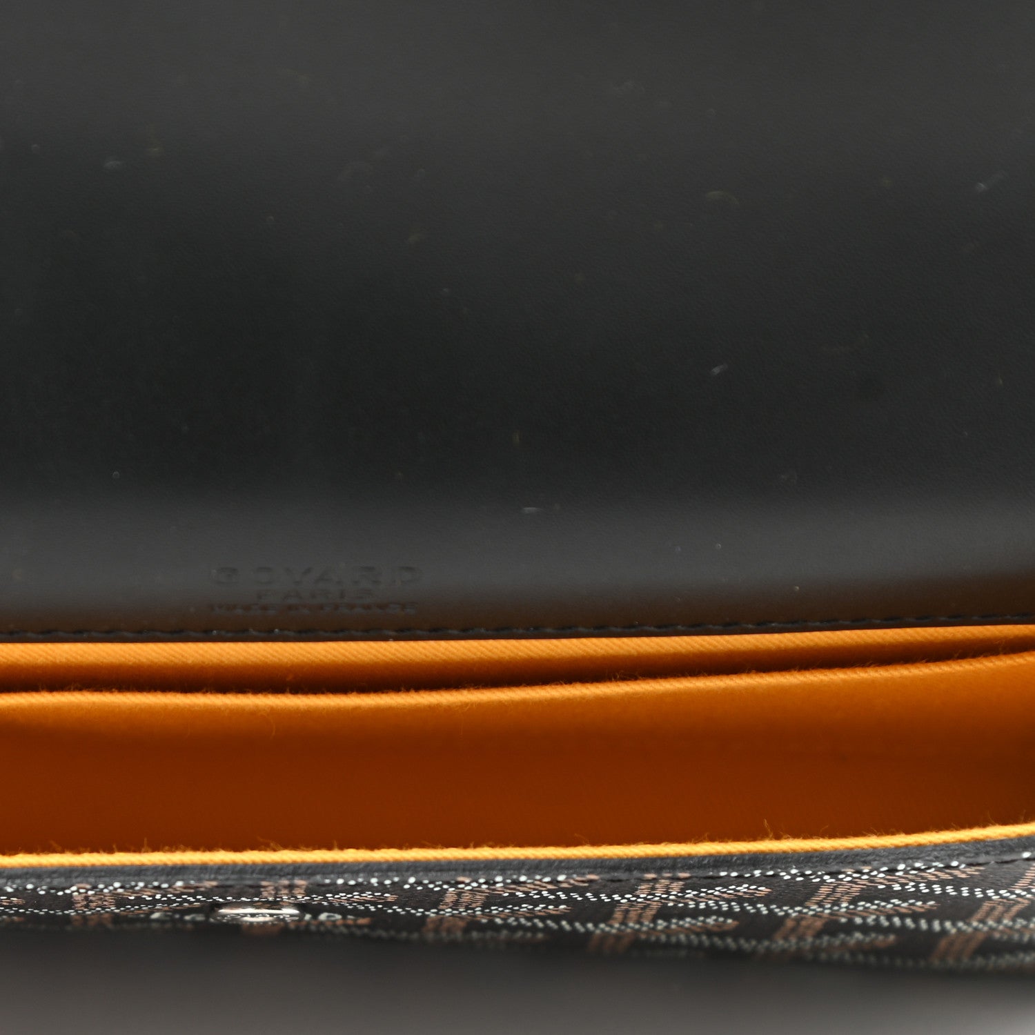 Goyard Goyardine Monte Carlo Bois Clutch Black 5 of 7