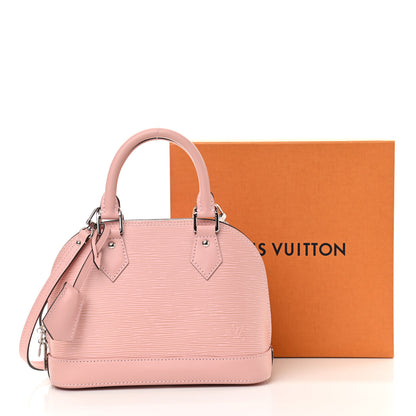 Louis Vuitton Epi Alma BB Rose Ballerine 12 of 12