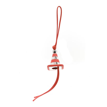 Loewe Calfskin Brass Work Cone Charm  Red 1 of 3