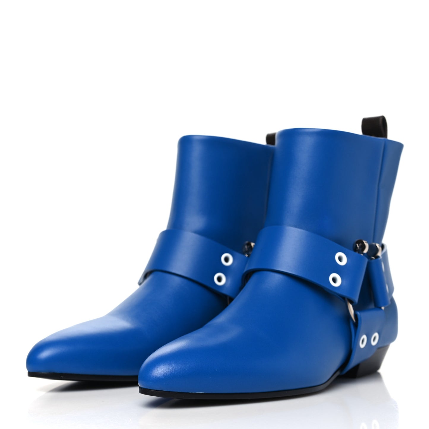 Calfskin Rhapsody Ankle Boots 40 Blue