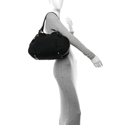Prada Tessuto Nylon Spazzolato Tote Black 2 of 16