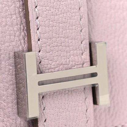 Hermes Chevre Mysore Bearn Card Holder Wallet Mauve Pale 8 of 9