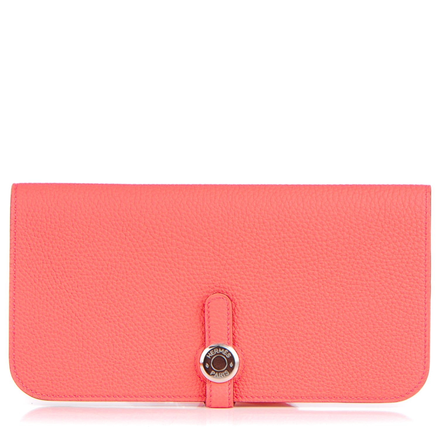 Hermes Togo Dogon Recto Verso Wallet Rose Candy 1 of 7