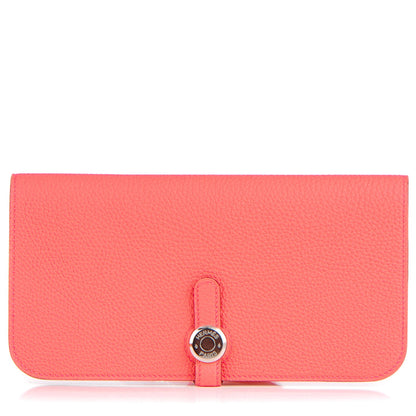 Hermes Togo Dogon Recto Verso Wallet Rose Candy 1 of 7