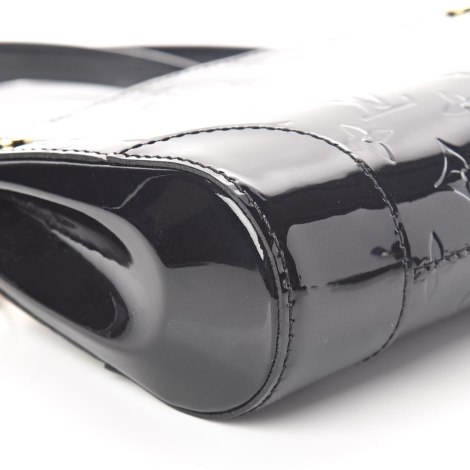 Louis Vuitton Vernis Santa Monica Clutch Noir Magnetique 8 of 9