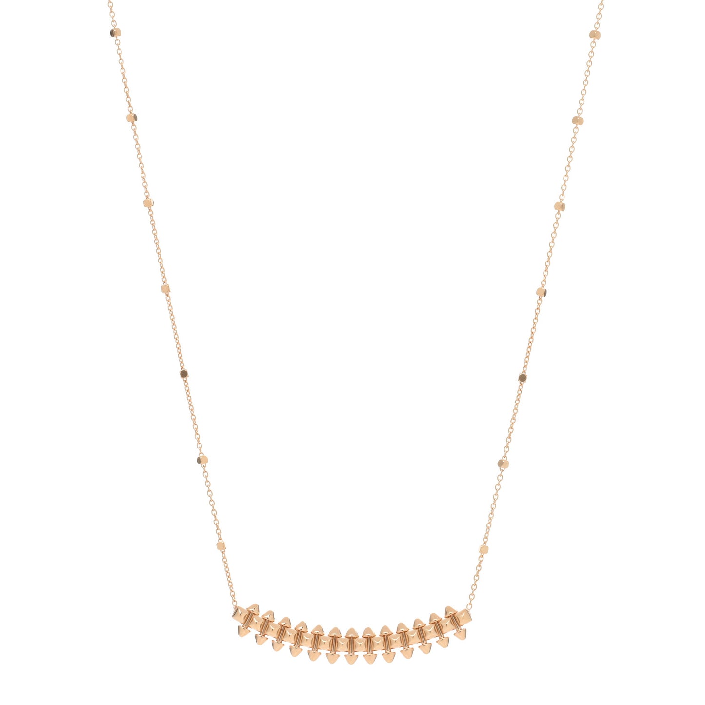 18K Pink Gold Small Clash de Cartier Necklace