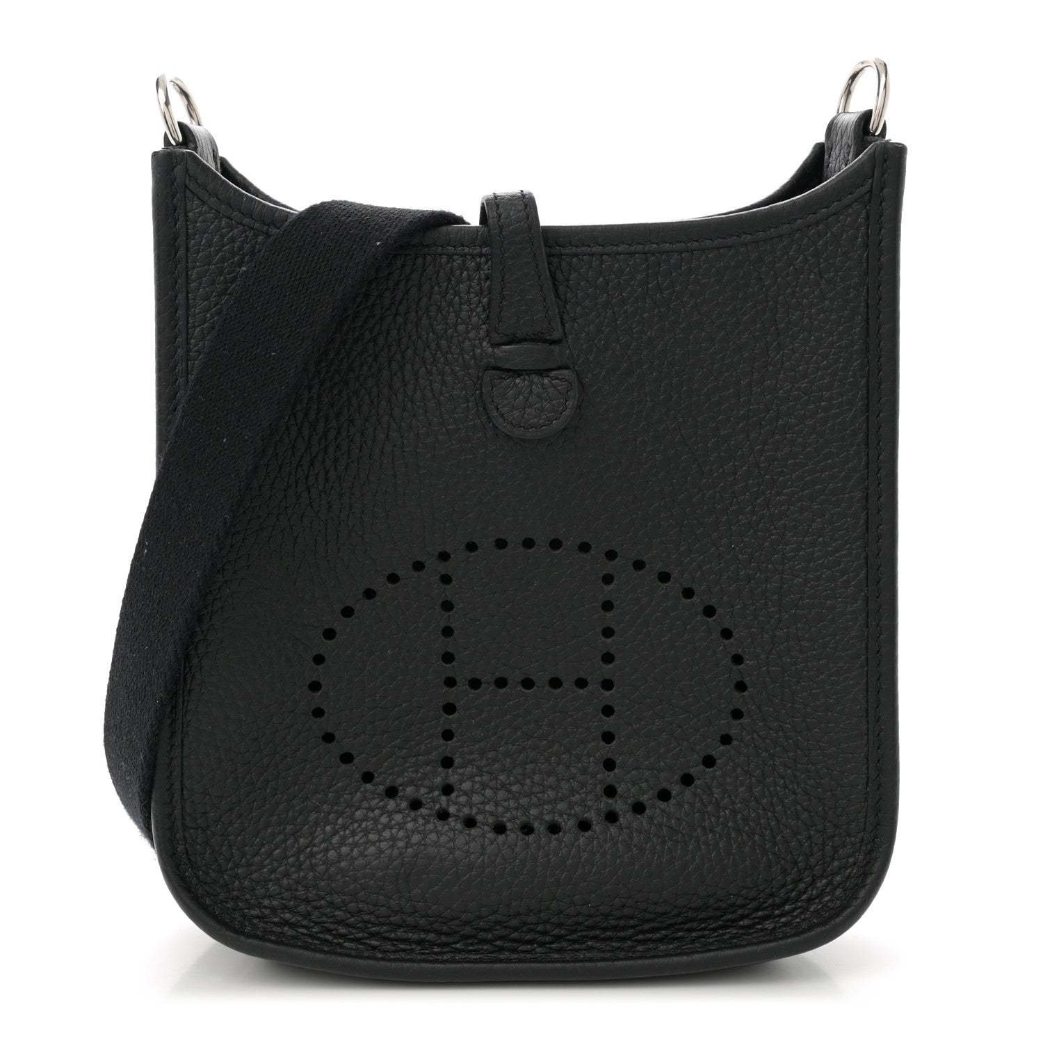Hermes Taurillon Clemence Evelyne TPM Black 1 of 10