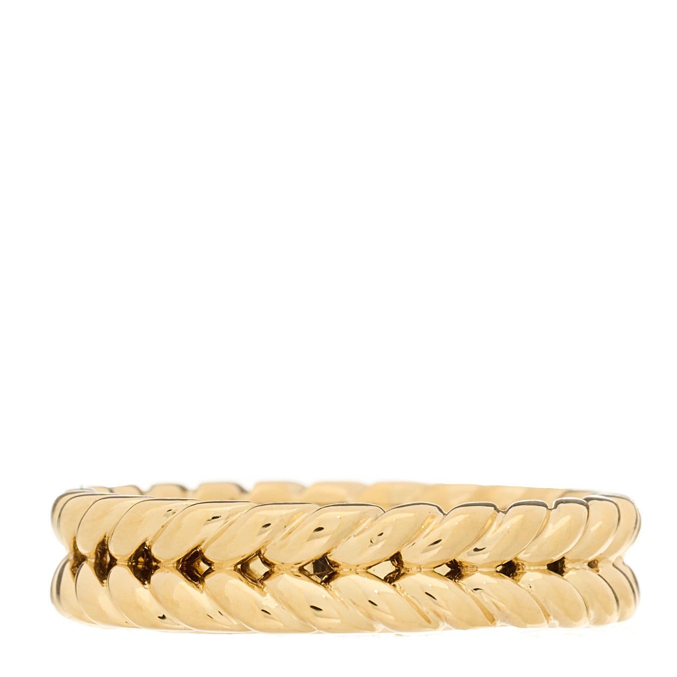 Anita Ko 18K Yellow Gold Braided Band Ring 52 6 3 of 4