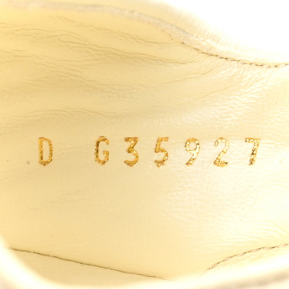 Chanel Knit Fabric Velcro Dad Sandals 37.5 Ivory 7 of 9