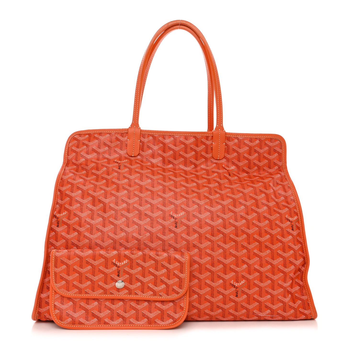Goyardine Sac Hardy Pet Carrier PM Orange